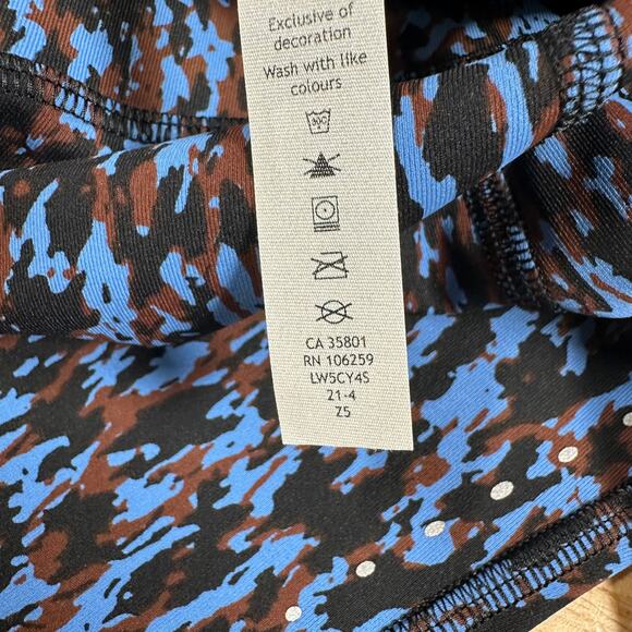 Lululemon Swift Speed High-Rise Tight 28" Leopard Camo Blue Nile Multi Sz 2 NWT - Picture 7 of 12